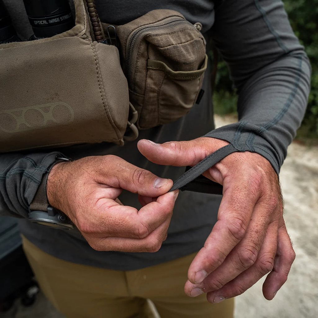 Mikina funkční LOCHSA MERINO SLATE ŠEDÁ vel. XXL