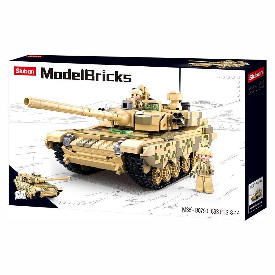 Stavebnice HLAVNÍ BITEVNÍ TANK