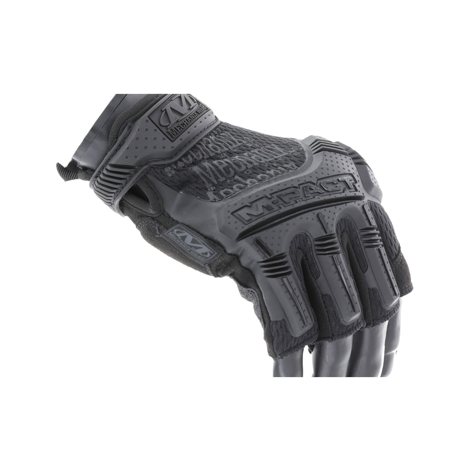 Rukavice Mechanix M-Pact BEZPRSTÉ ČERNÉ vel. XL