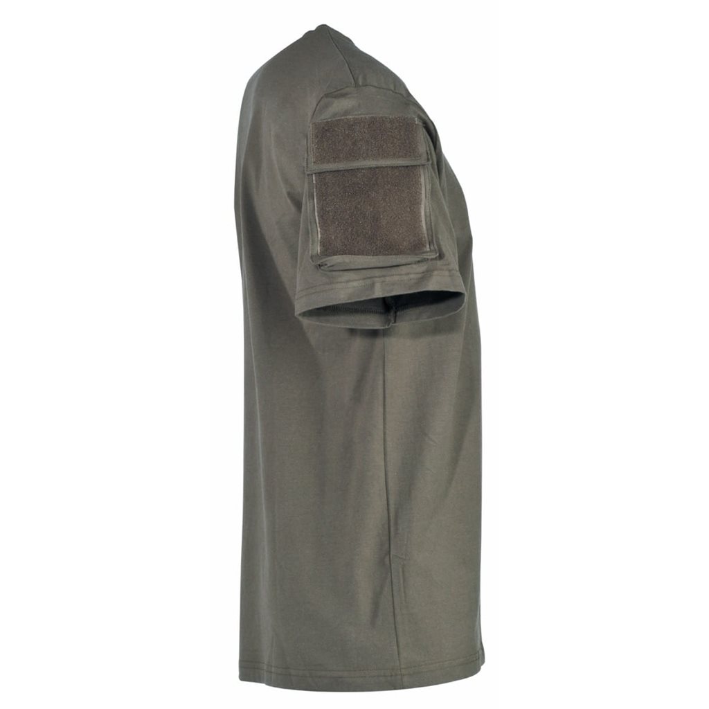 Triko taktické rukáv VELCRO panel s kapsou ZELENÁ vel. 3XL
