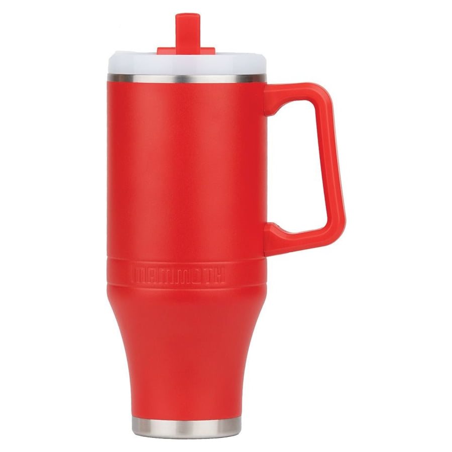 Hrnek termo s brčkem 1,2 l ČERVENÝ