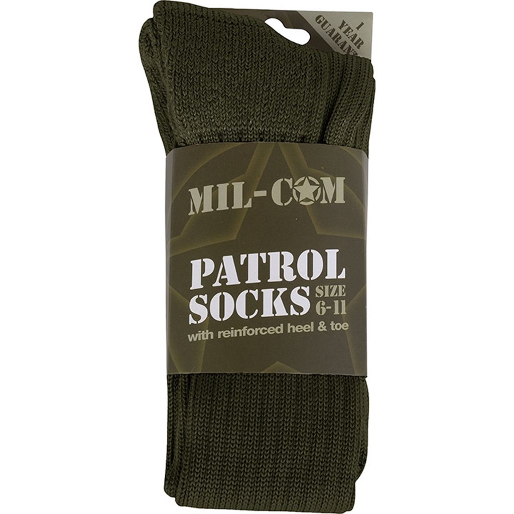 Ponožky PATROL ZELENÉ vel.6-11