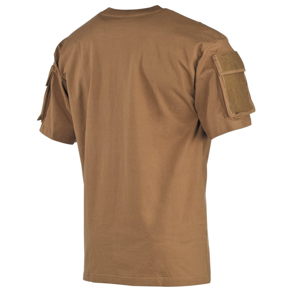 Triko taktické rukáv VELCRO panel s kapsou COYOTE vel. XL