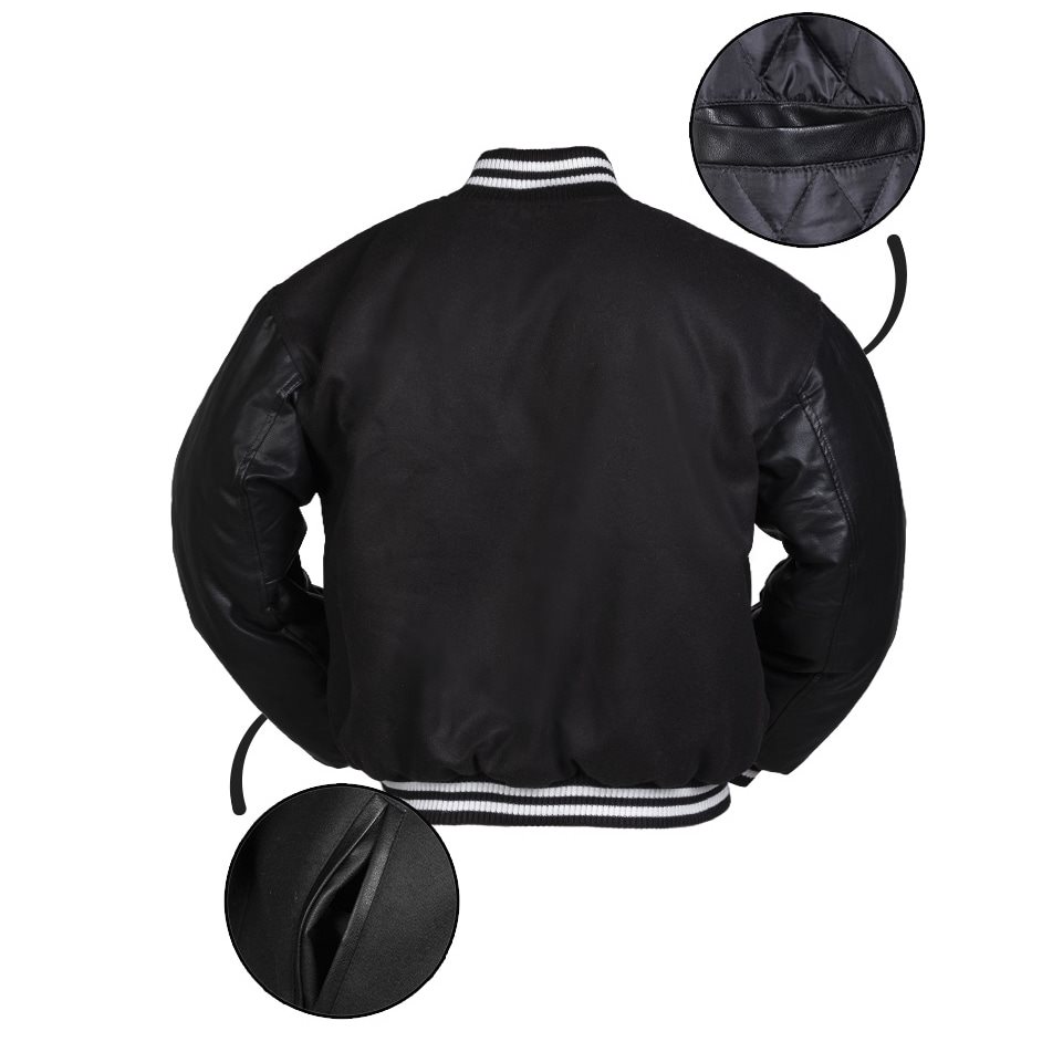 Bunda NY baseball ČERNÁ vel. 3XL