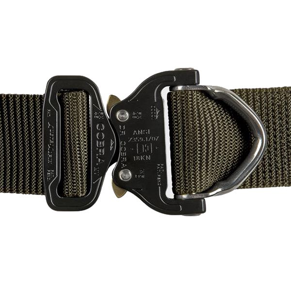 Opasek taktický COBRA D-kroužek FX45 ZELENÝ vel. L