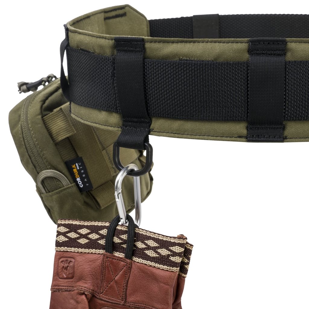 Opasek FORESTER BUSHCRAFT OLIVE GREEN/ČERNÝ vel. M-L