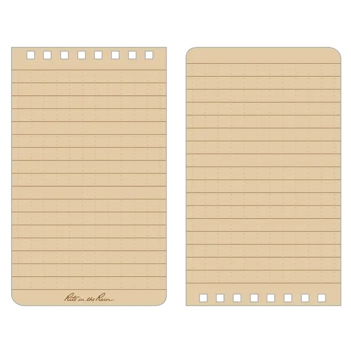 Blok voděodolný TOP-SPIRAL 3x5" notebook malý Duck Camo