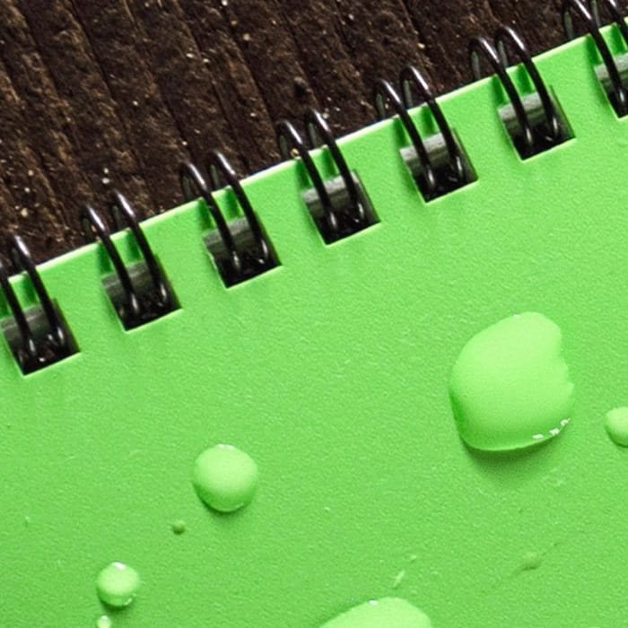 Blok voděodolný TOP-SPIRAL 3x5" notebook malý HI VIS