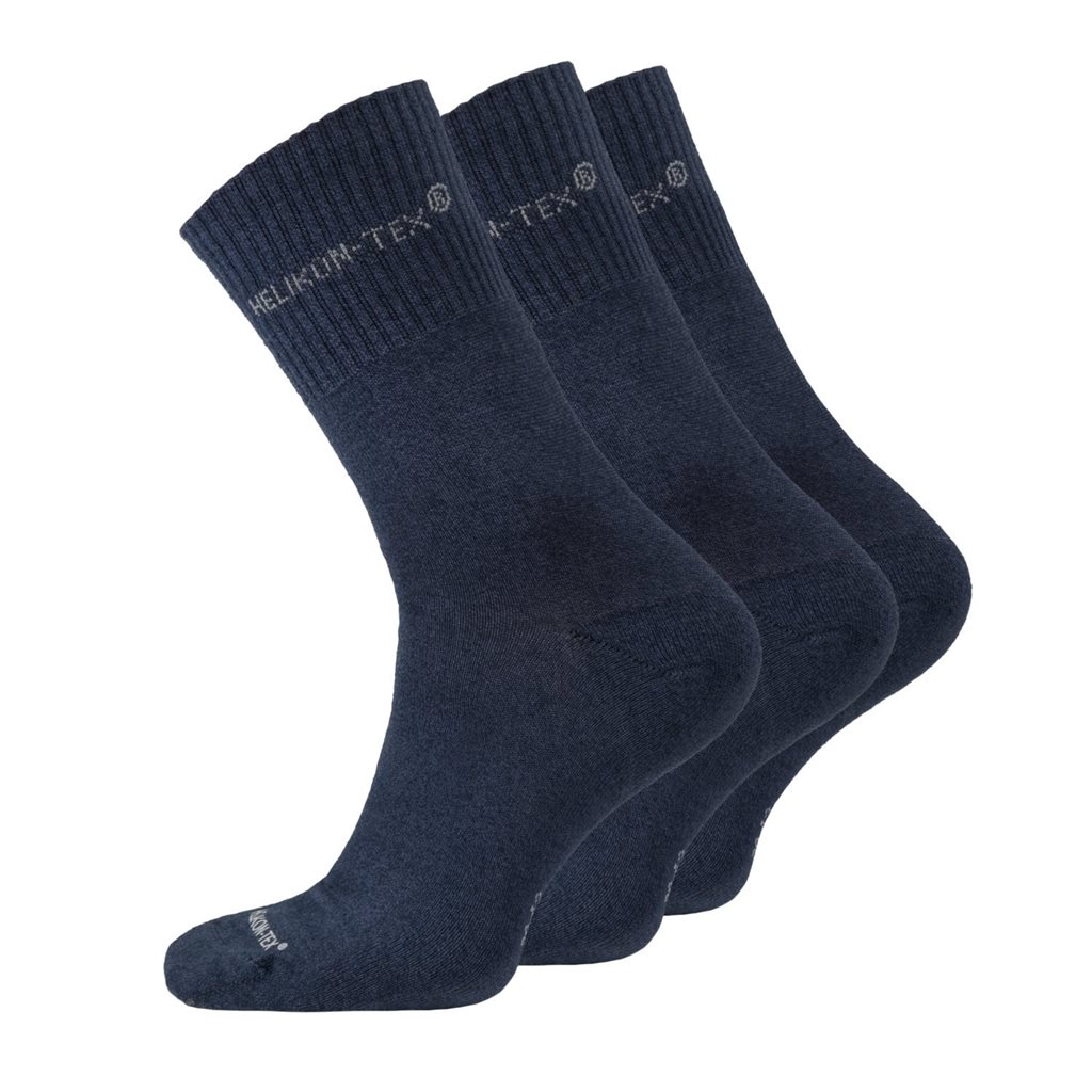 Ponožky ALL ROUND set 3ks NAVY BLUE vel. L