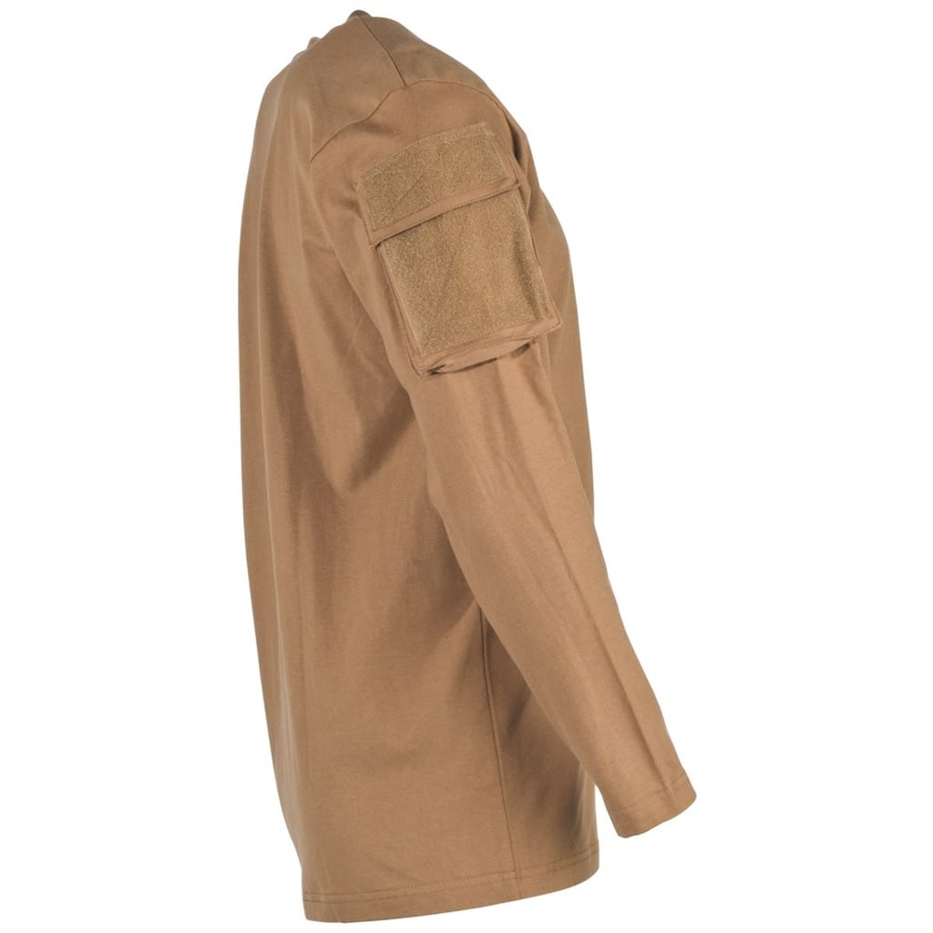 Triko taktické s VELCRO panelem a kapsou na rukávu COYOTE vel. XL