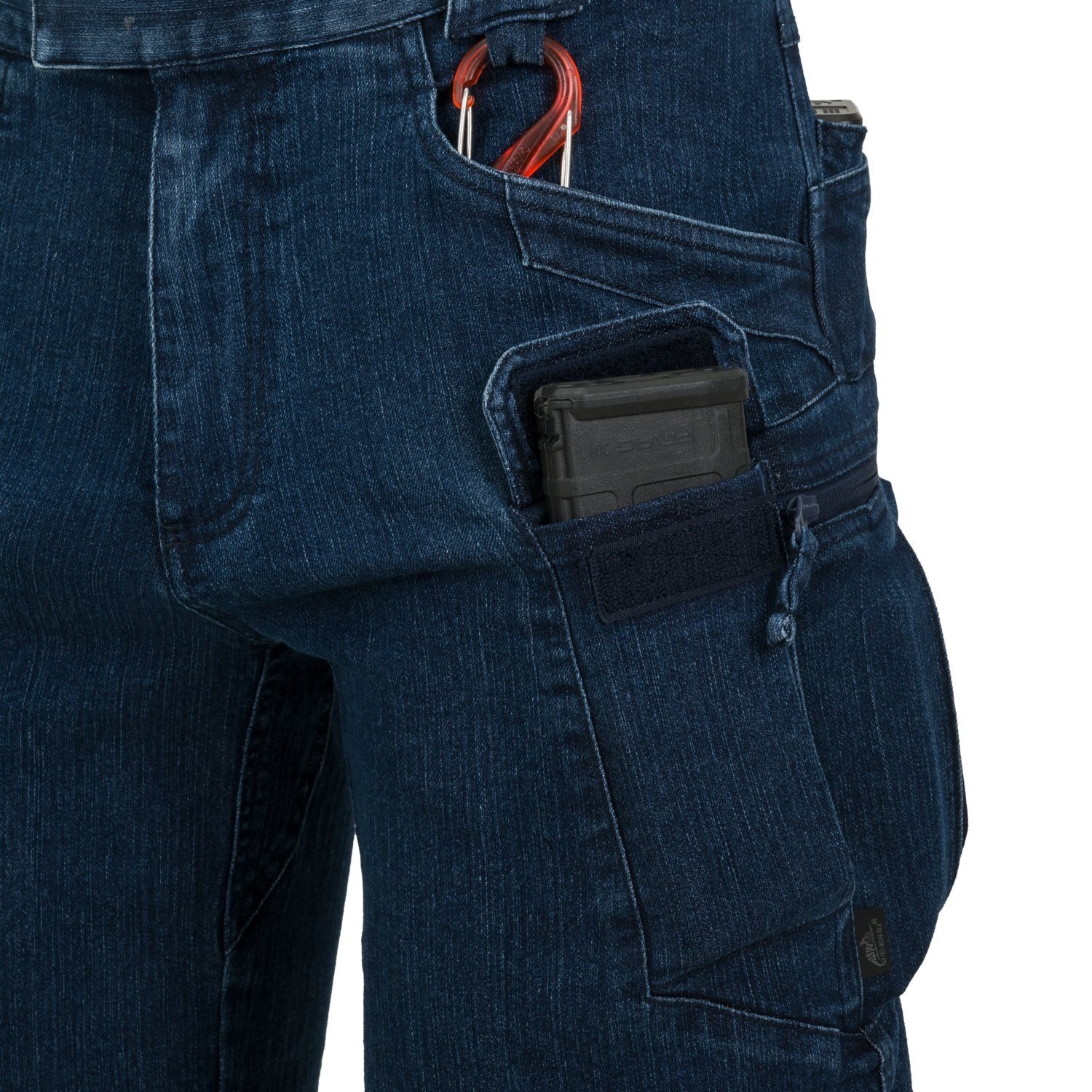 Kraťasy UTS URBAN TACTICAL 11" rip-stop riflové DENIM MODRÉ vel. L