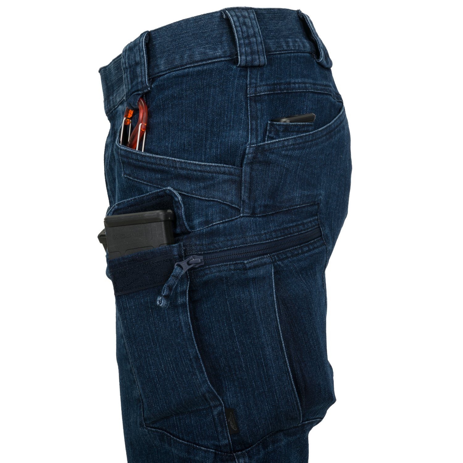Kraťasy UTS URBAN TACTICAL 11" rip-stop riflové DENIM MODRÉ vel. XL