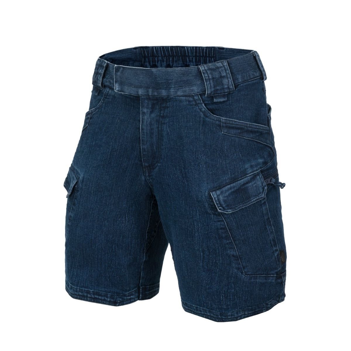 Kraťasy UTS URBAN TACTICAL® krátké 8,5" riflové DENIM MODRÉ vel. 4XL