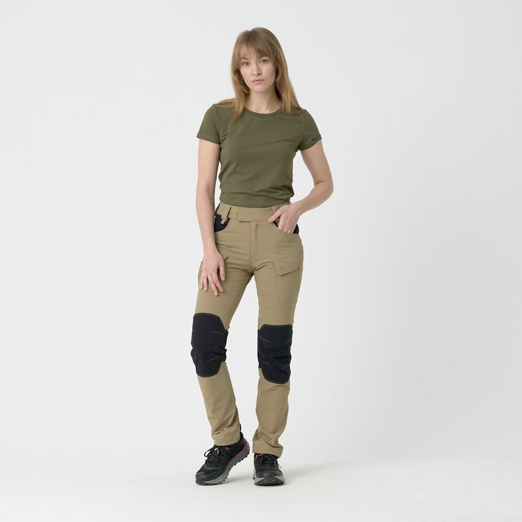 Kalhoty dámské OUTDOOR TACTICAL® KHAKI/ČERNĚ