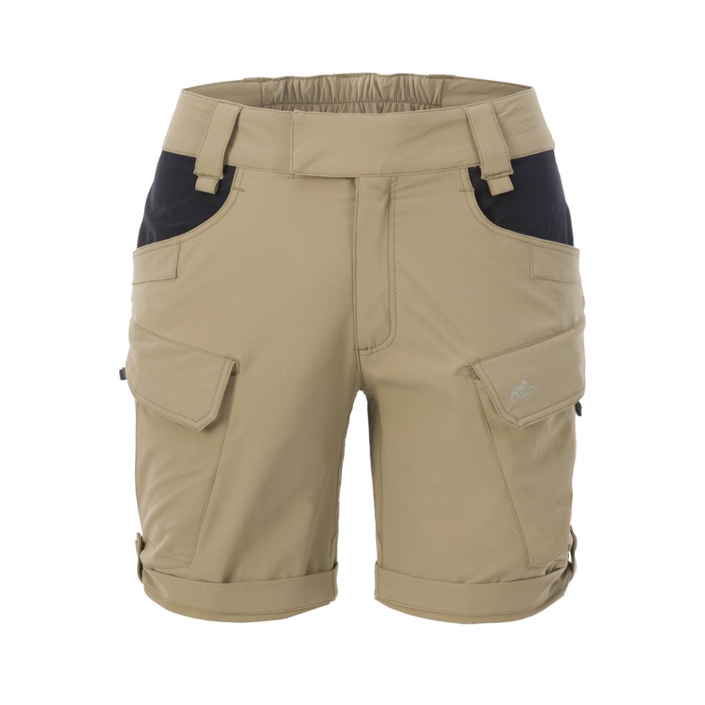Kraťasy dámské OTS® VersaStretch® Lite 8,5" krátké KHAKI/ČERNÉ vel. S
