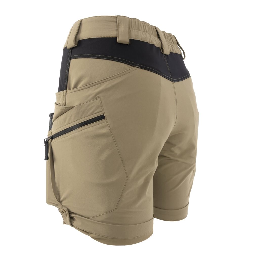 Kraťasy dámské OTS® VersaStretch® Lite 8,5" krátké KHAKI/ČERNÉ vel. XL