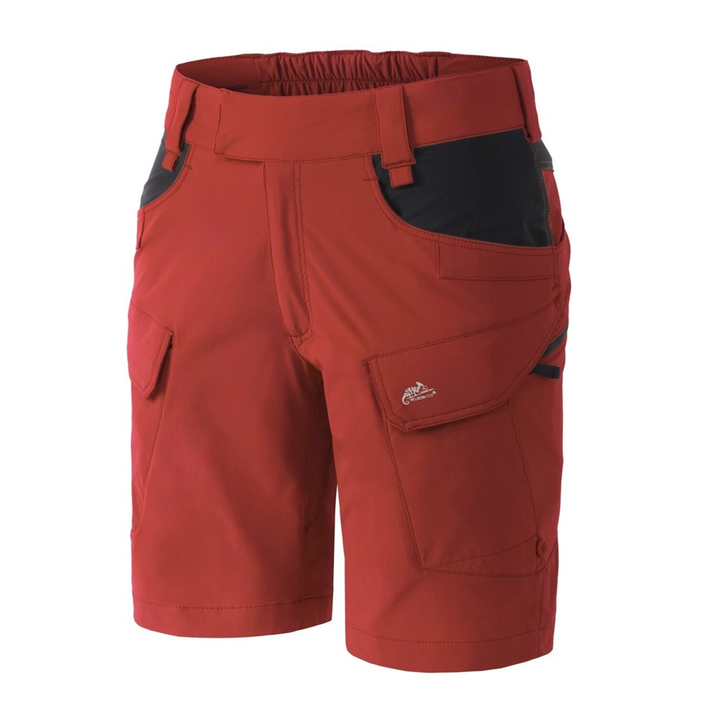 Kraťasy dámské OTS® VersaStretch® Lite 8,5" krátké CRIMSON SKY/ČERNÉ vel. XXL