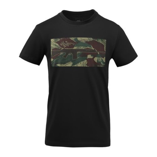 Triko FN FAL ČERNÉ/RHODESIAN CAMO vel. XXL
