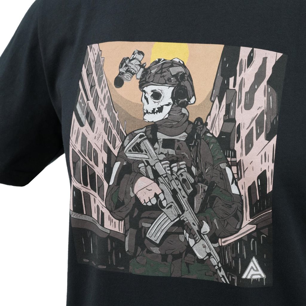 Triko SKELETON ČERNÉ vel. 3XL