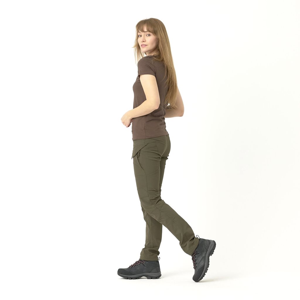 Triko dámské ORGANIC SLIM EARTH BROWN vel. L