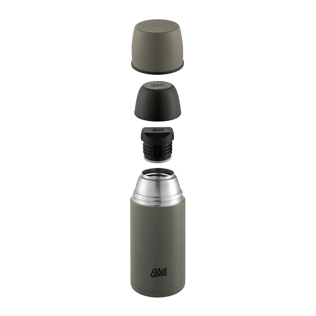 Termoska nerezová se dvěma uzávěry 500ml ZELENÁ