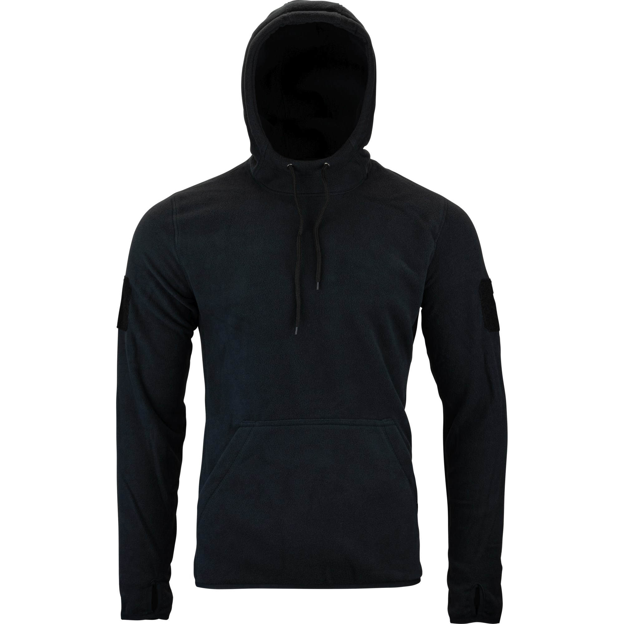 Mikina klokanka s kapucí FLEECE ČERNÁ vel. XXL