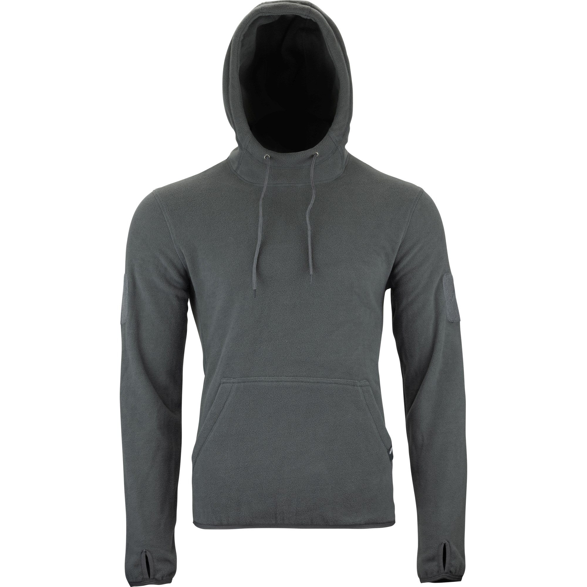 Mikina klokanka s kapucí FLEECE Titanium ŠEDÁ vel. M