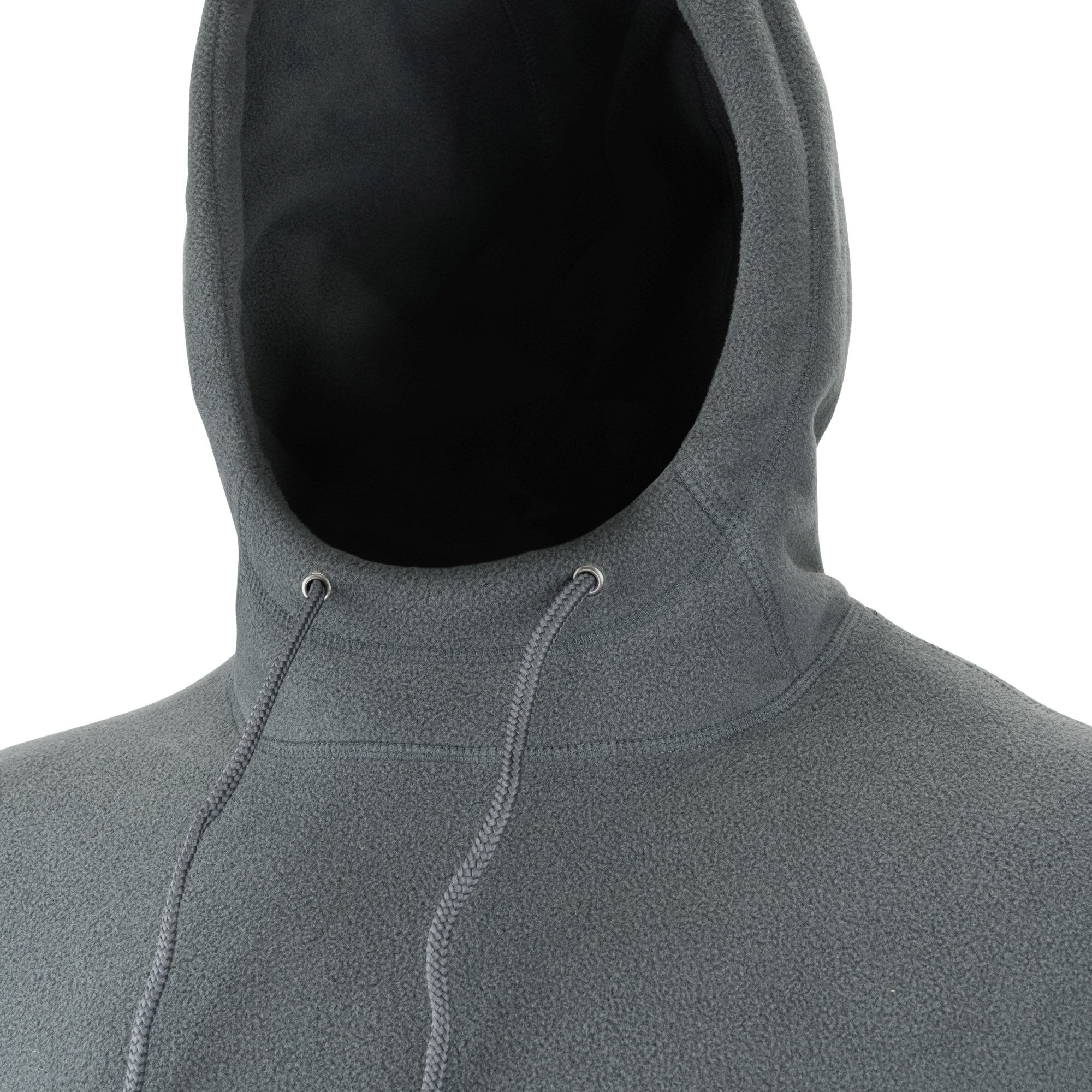 Mikina klokanka s kapucí FLEECE Titanium ŠEDÁ vel. XL