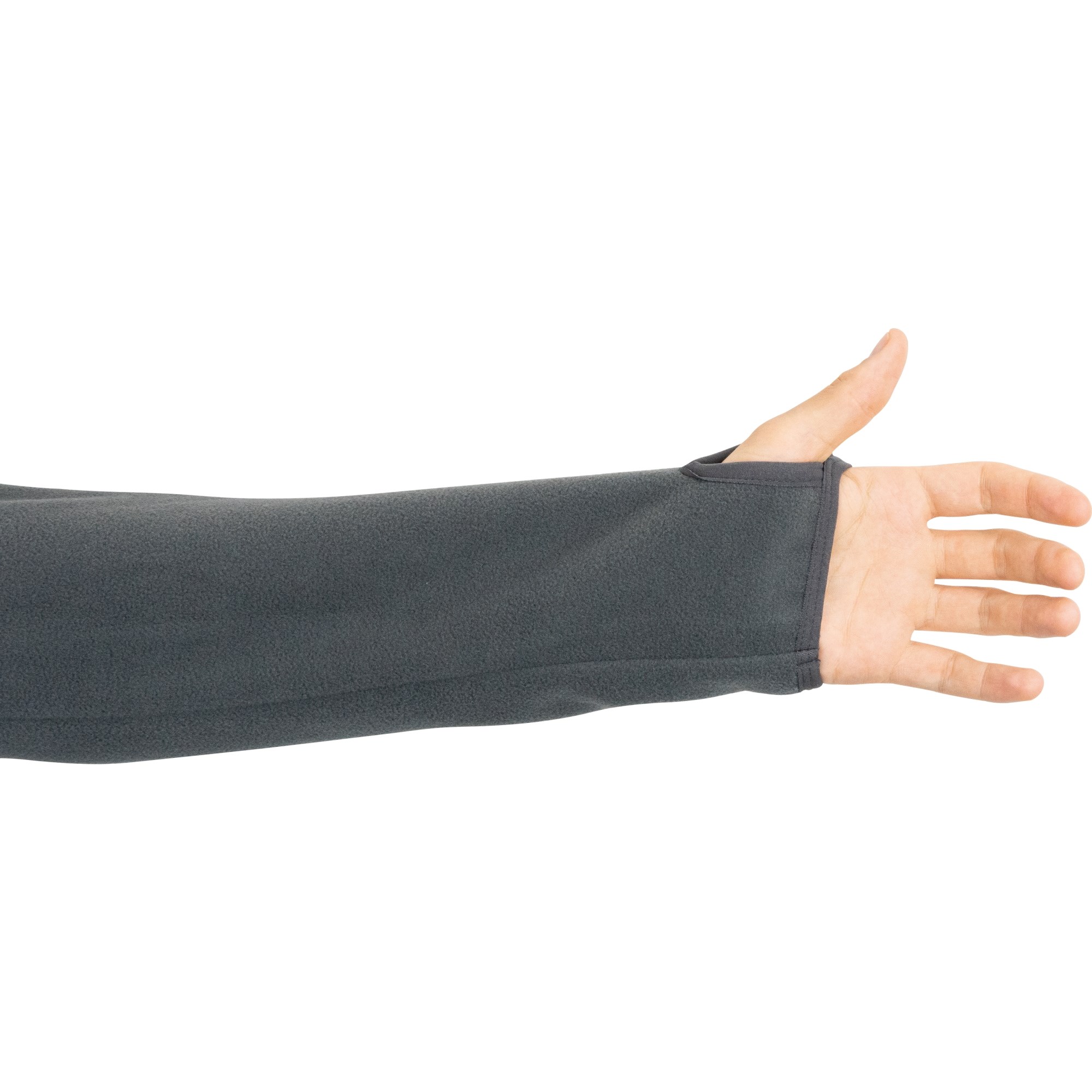Mikina klokanka s kapucí FLEECE Titanium ŠEDÁ vel. XXL