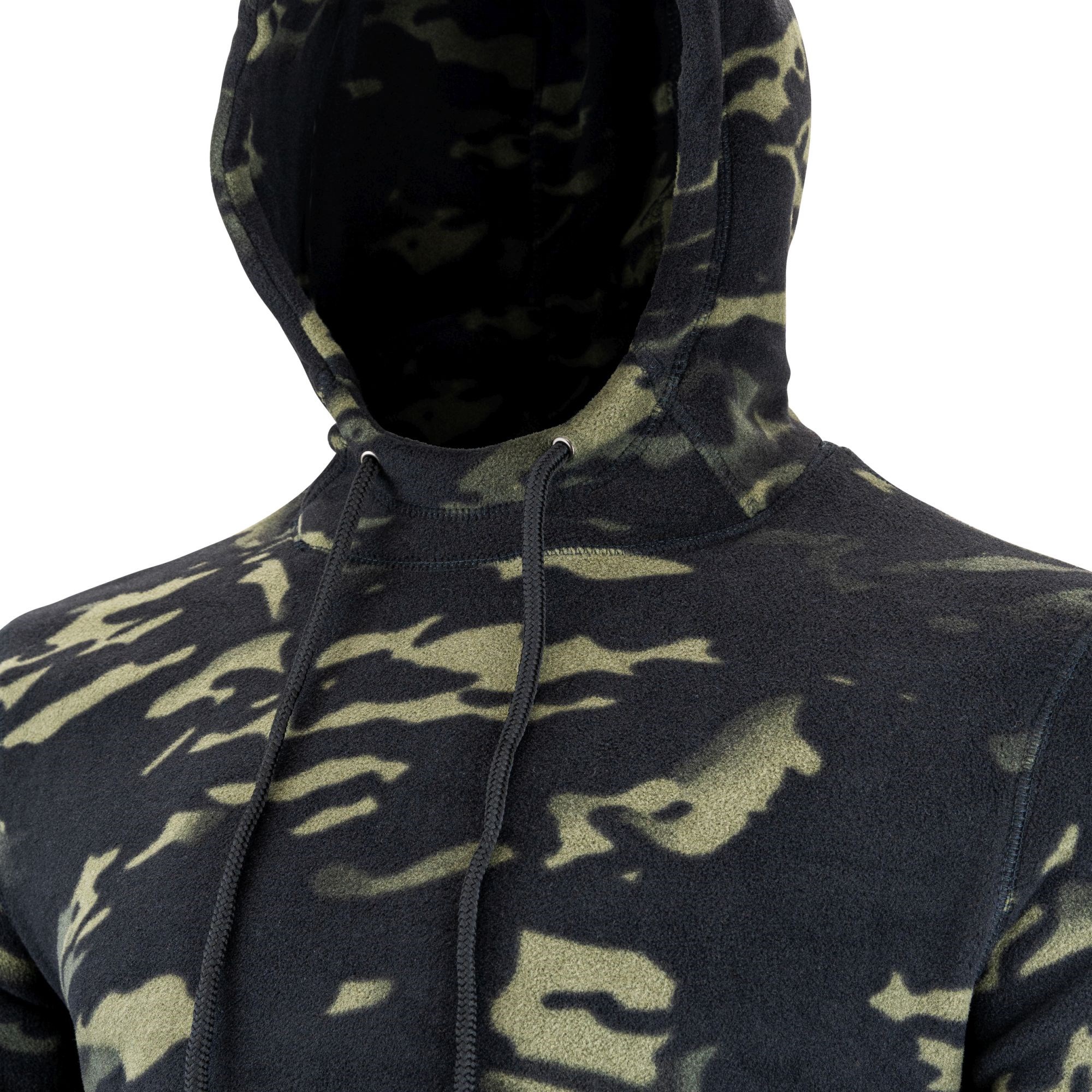 Mikina klokanka s kapucí FLEECE VCAM BLACK vel. L