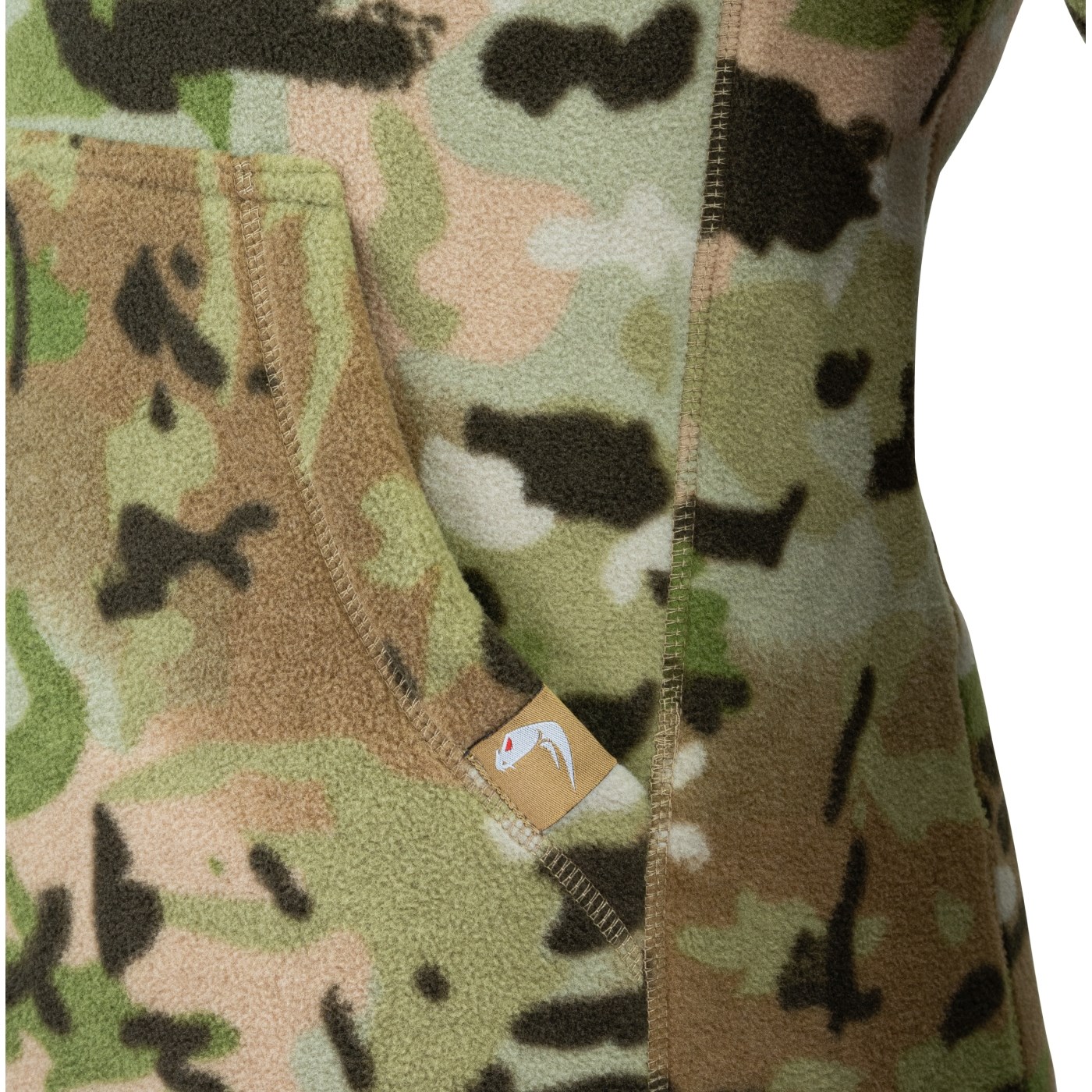 Mikina klokanka s kapucí FLEECE VCAM vel. M