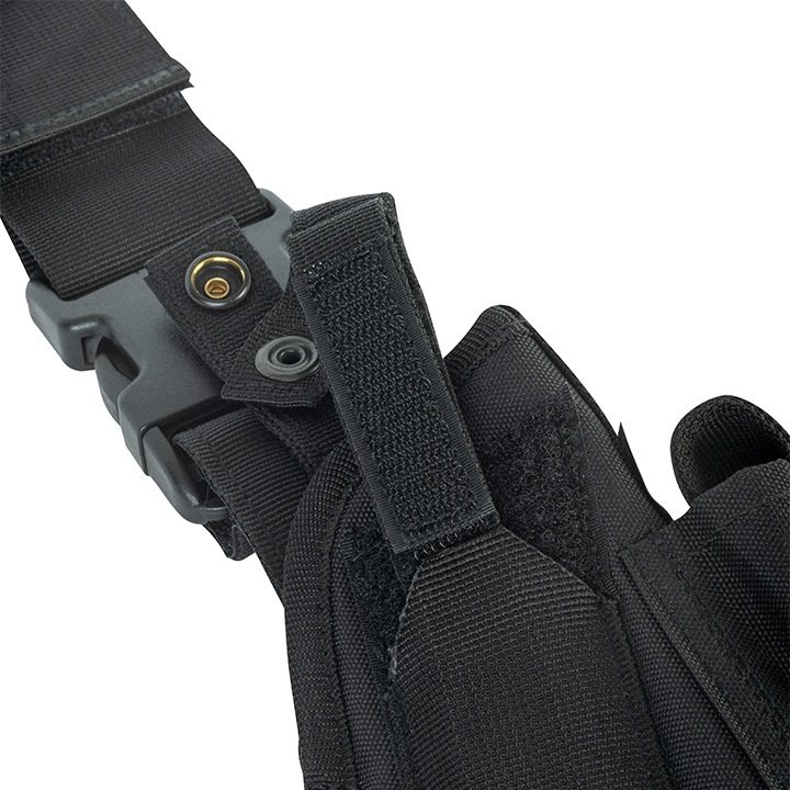 Pouzdro pistolové TACTICAL stehenní ČERNÉ