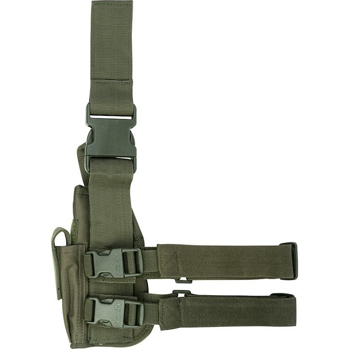 Pouzdro pistolové TACTICAL stehenní ZELENÉ