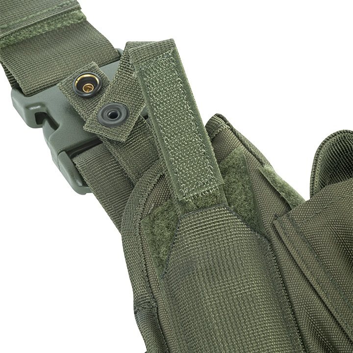 Pouzdro pistolové TACTICAL stehenní ZELENÉ