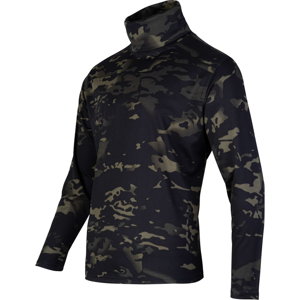 Triko TACTICAL ROLLNECK s dlouhým rukávem VCAM BLACK vel. XXL