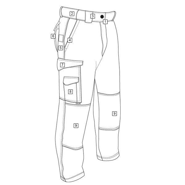 Kalhoty 24-7 TACTICAL bavlna ZELENÉ vel. 38-37