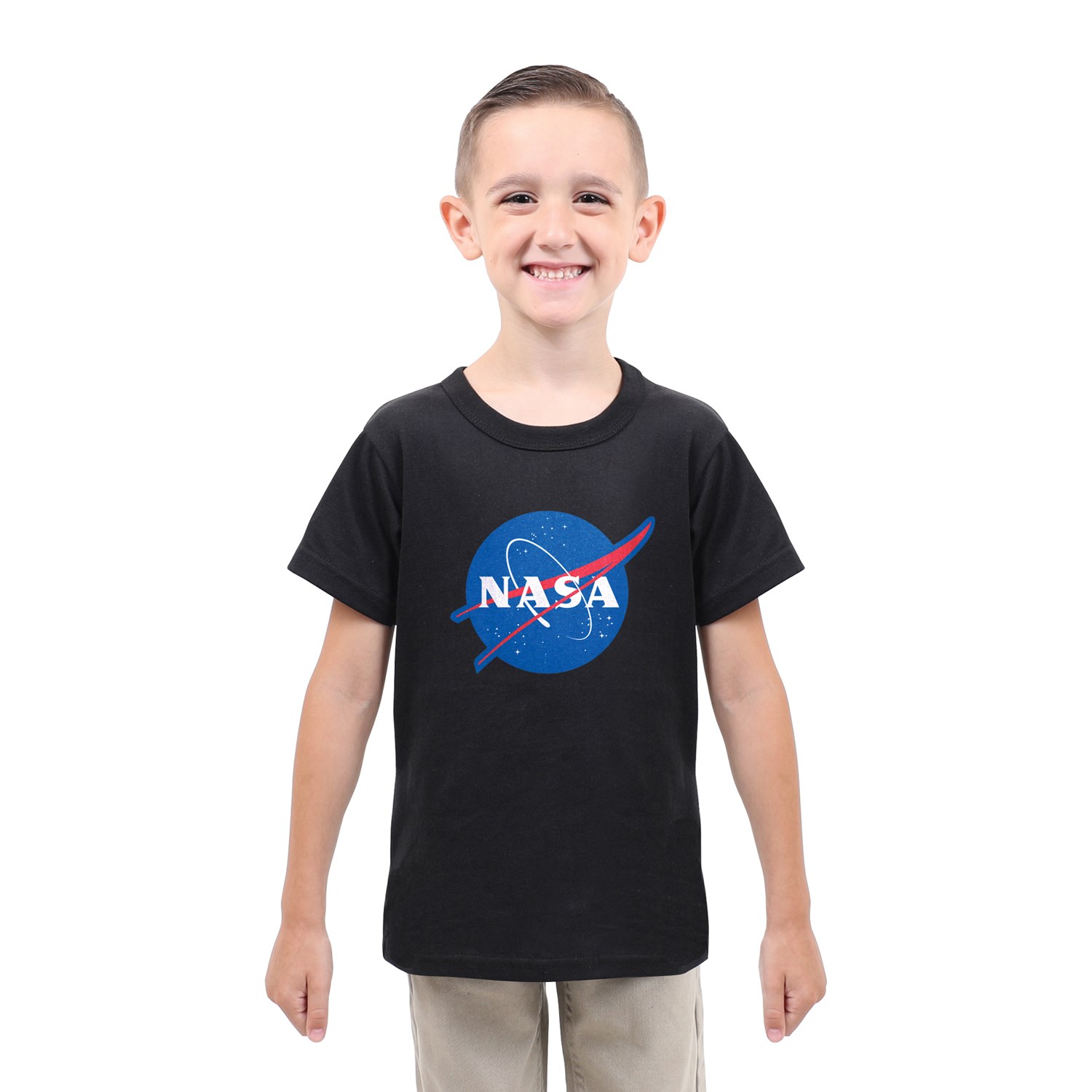 Triko dětské se znakem NASA ČERNÉ vel. XL