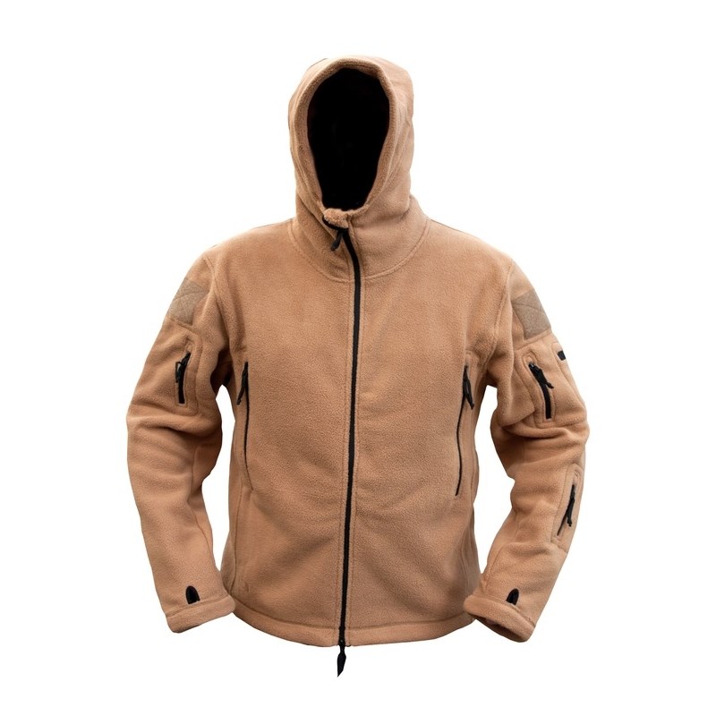 Mikina FLEECE RECON s kapucí COYOTE vel. XXL