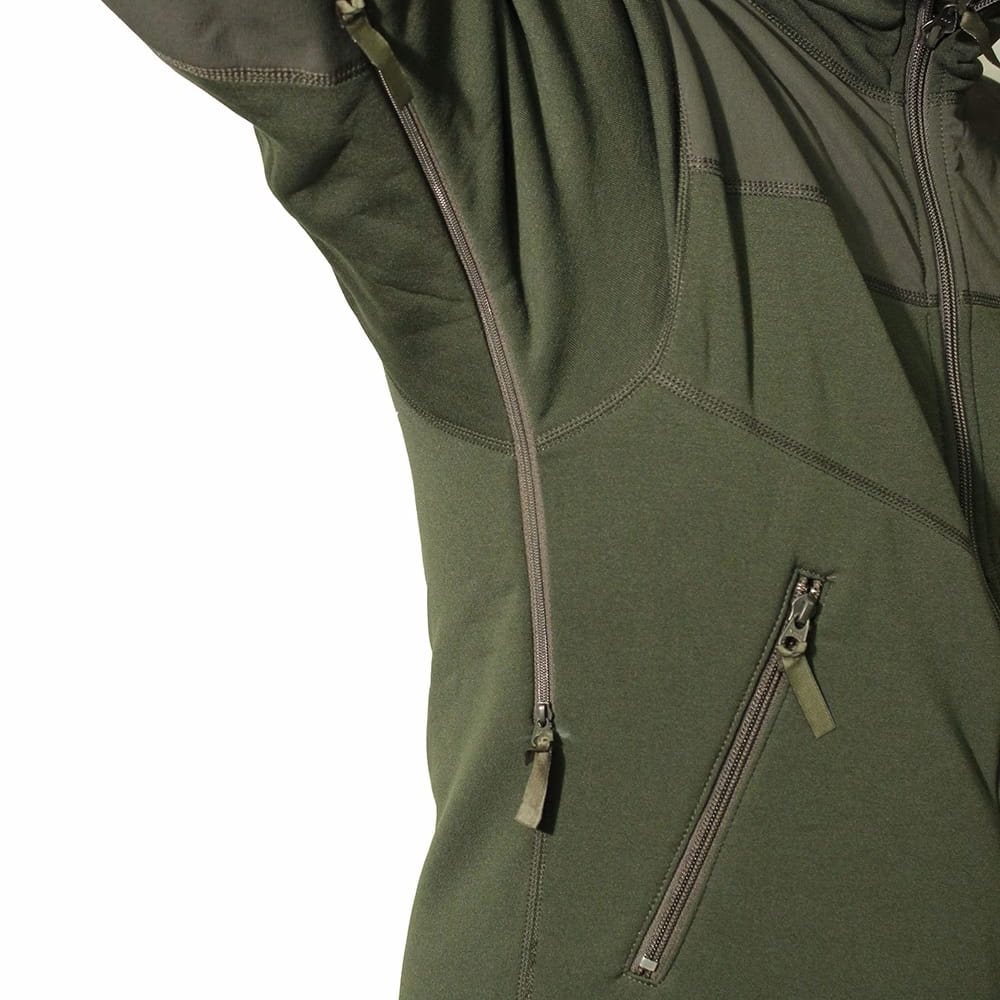 Bunda s kapucí SNEAKER Polartec® alpine green vel. XXL