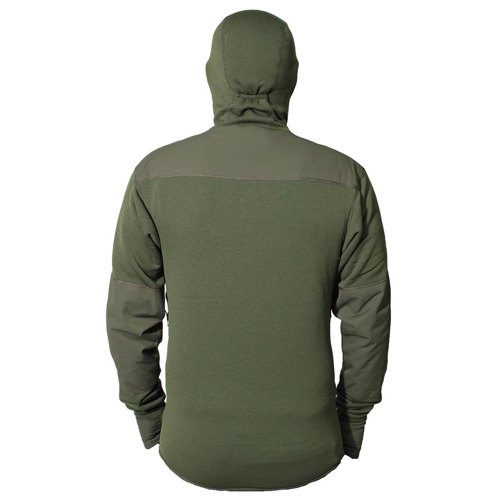 Bunda s kapucí SNEAKER Polartec® alpine green vel. XXL