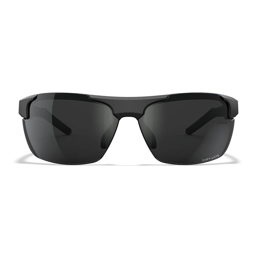 Brýle střelecké WX PRIME CAPTIVATE™ ČERNÝ rám KOUŘOVÁ skla