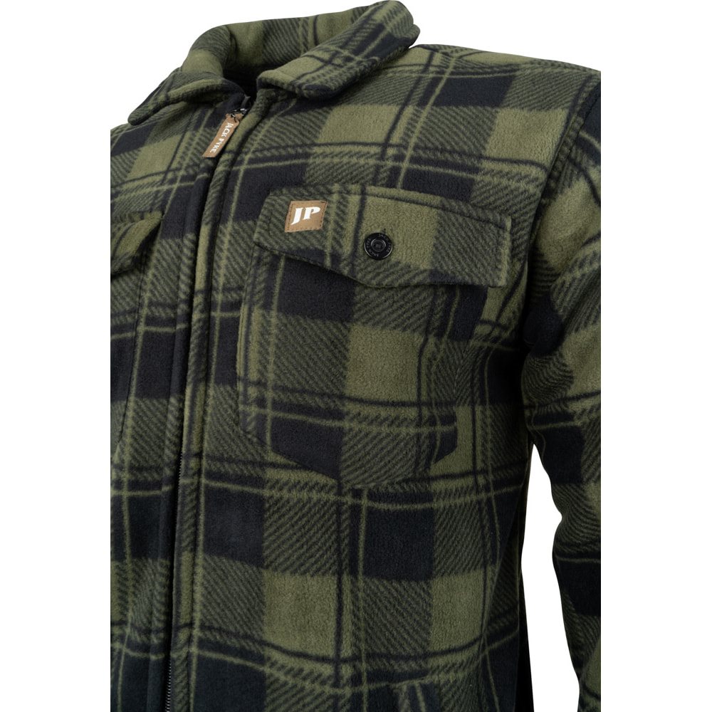 Košile TUNDRA zateplená ZELENÁ vel. S
