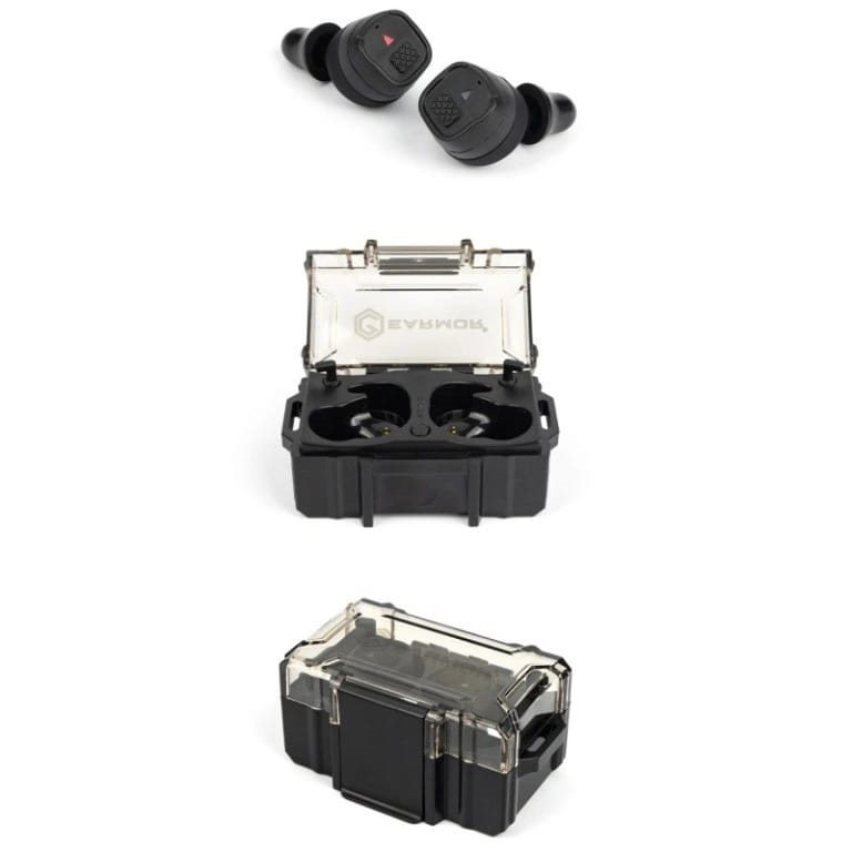 Špunty do uší elektronické M20T PRO s BlueTooth ČERNÉ