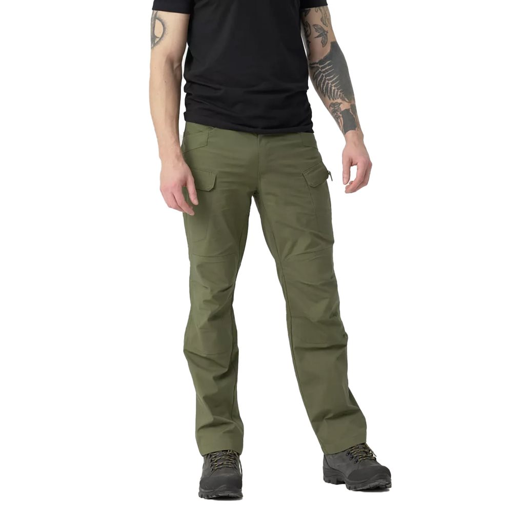 Kalhoty UTP® rip-stop stretch OLIVE GREEN vel. L-R