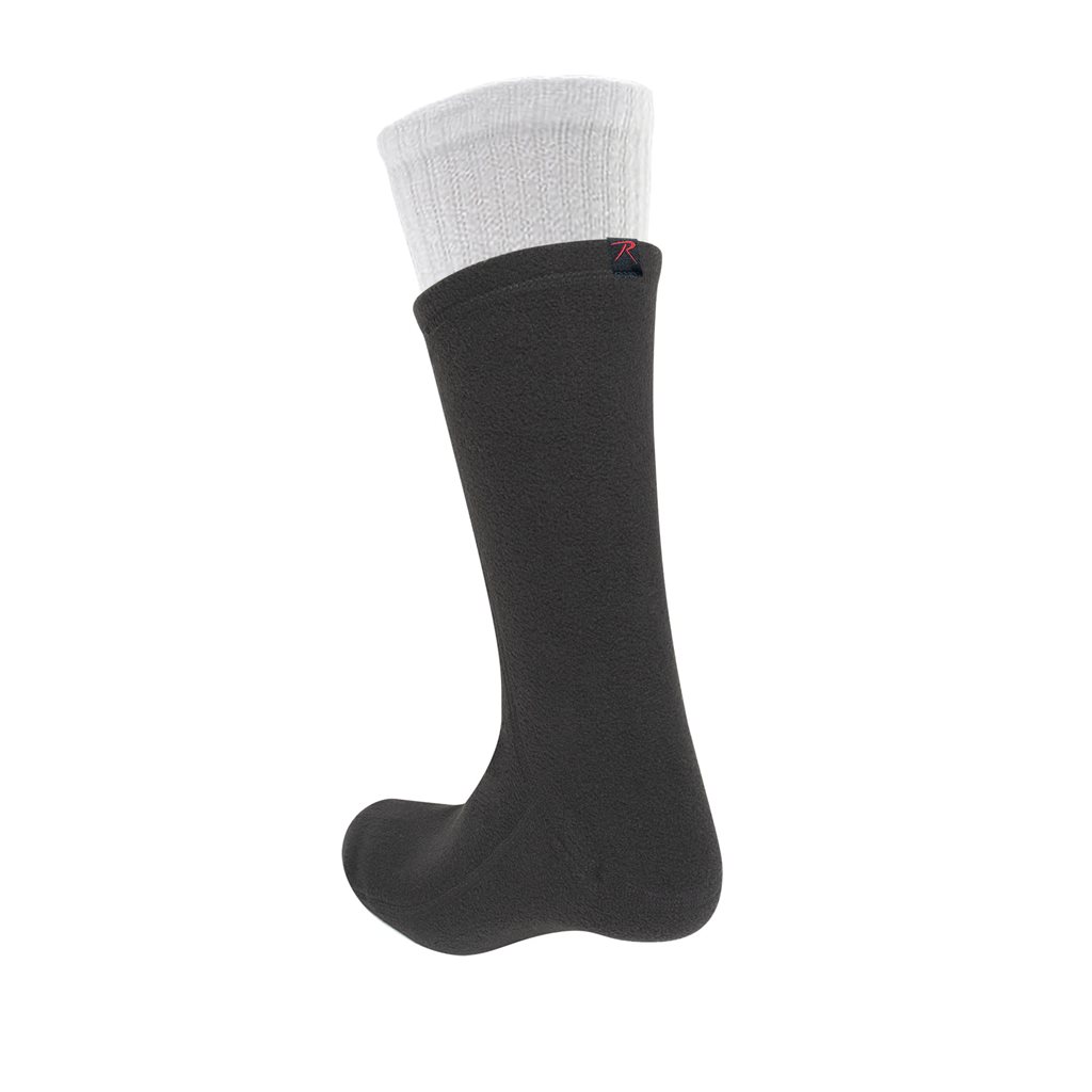 Ponožky - zateplovací vložky POLAR fleece ČERNÉ vel. 44-47