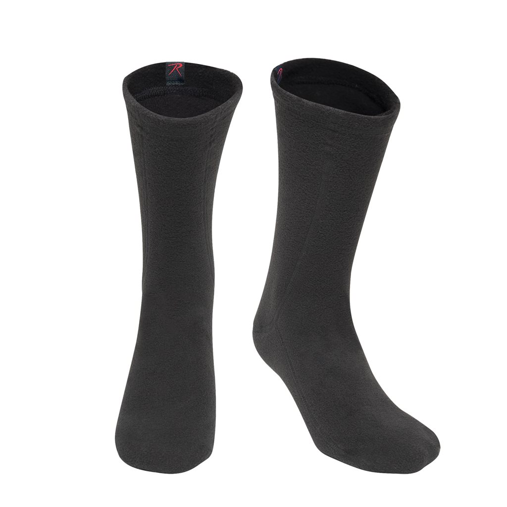 Ponožky - zateplovací vložky POLAR fleece ČERNÉ vel. 44-47