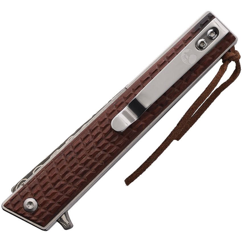 Nůž zavírací DAMASCUS ELK hladké ostří