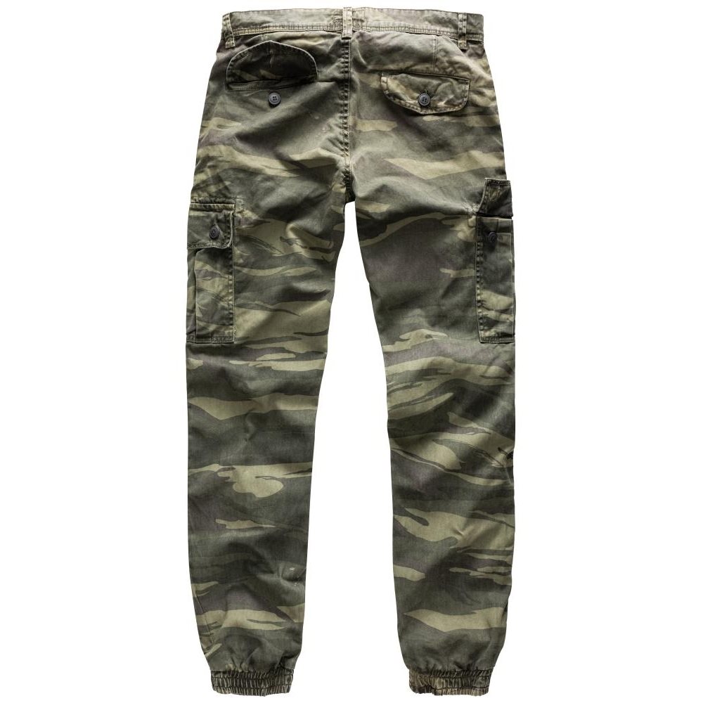 Kalhoty BAD BOYS GREEN CAMO vel. S