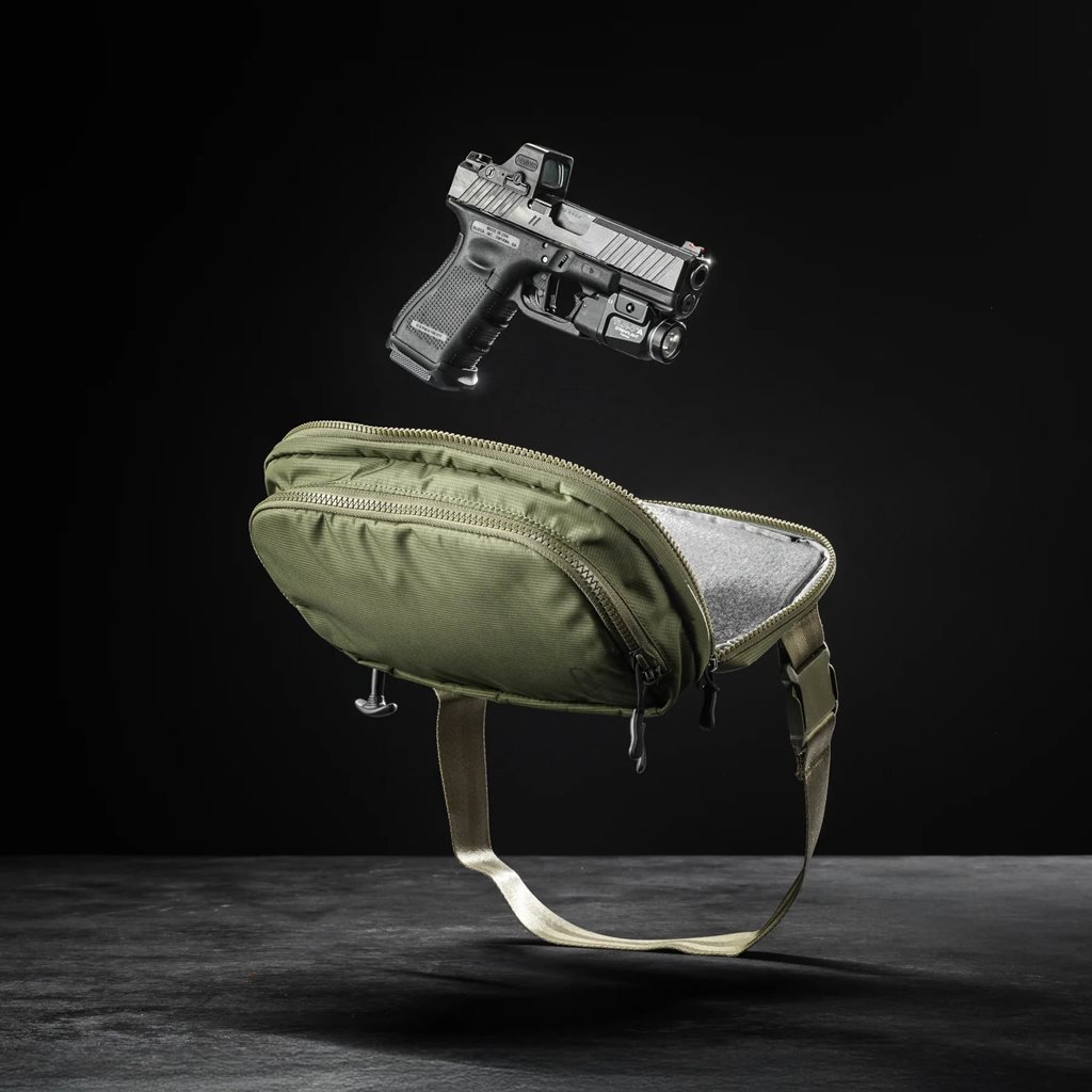 Ledvinka FADE FLEX crossbody ZELENÝ