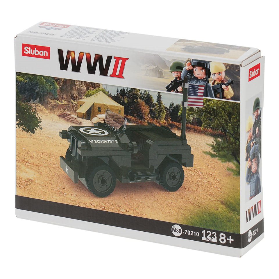 Stavebnice US ARMY JEEP